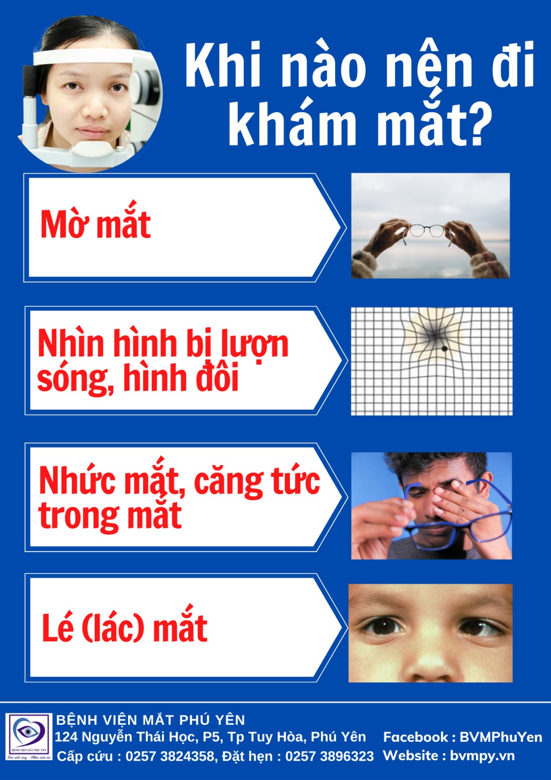 Thời điểm cần đi khám mắt