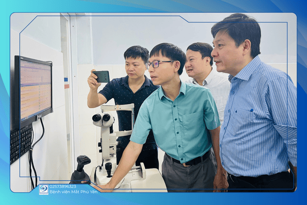 ĐOÀN CÔNG TÁC BỆNH VIỆN MẮT TRUNG ƯƠNG THĂM VÀ LÀM VIỆC TẠI BỆNH VIỆN MẮT PHÚ YÊN
