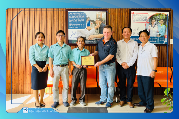 ĐOÀN LÃNH ĐẠO QUỸ FRED HOLLOWS (FHF) ÚC ĐẾN THĂM VÀ LÀM VIỆC TẠI BỆNH VIỆN MẮT PHÚ YÊN